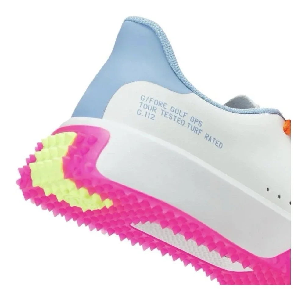 G/Fore G.112 Kiltie Women's 5 white pink Golf Shoes New  GLF000022 - Picture 3 of 12